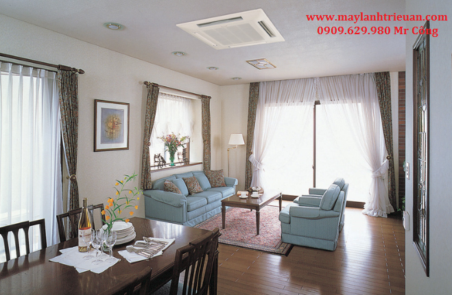 Lắp máy lạnh âm trần 5.0 HP cho nhà xưởn thương hiệu Daikin FCF125CVM/RZF125CVMV